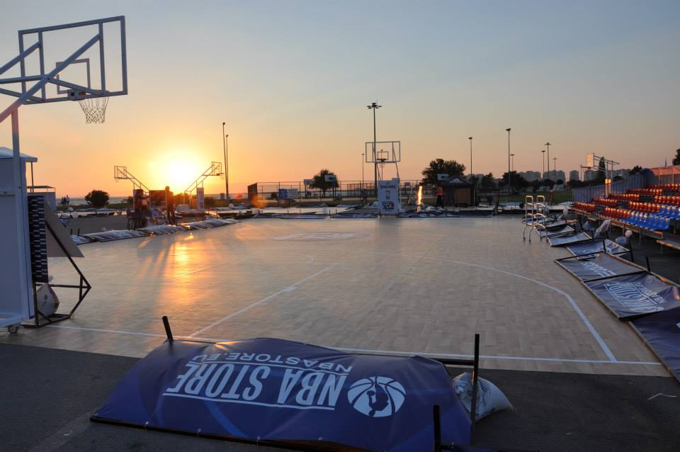Street Basketball Portable Grandstand