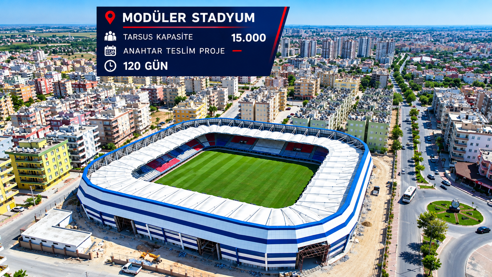 Tarsus Belediyesi Modüler Stadyum