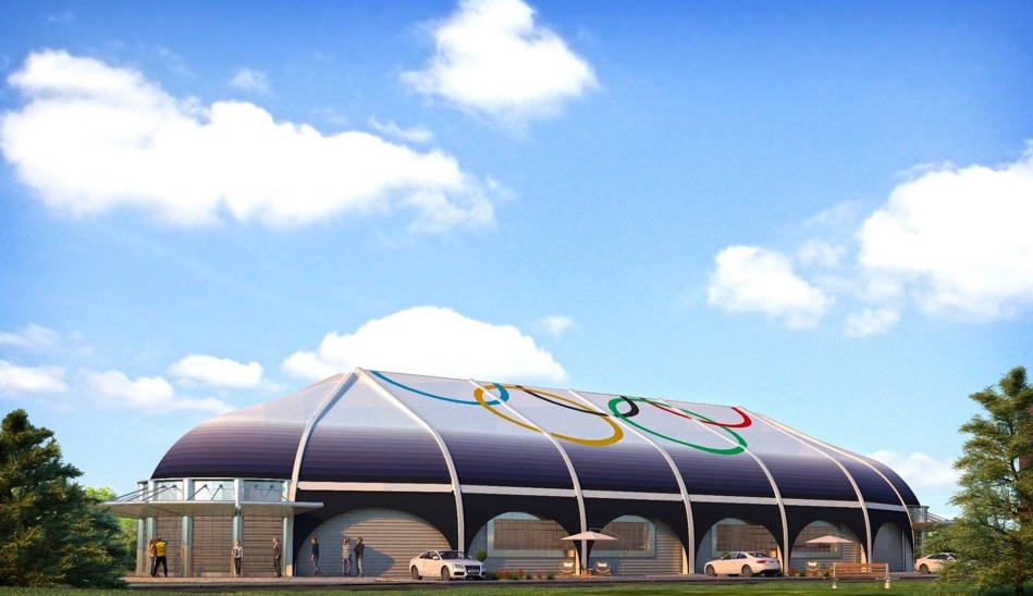 Aluminum-Framed Modular Sports Halls