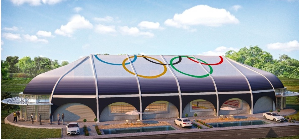 Aluminum-Framed Modular Sports Halls